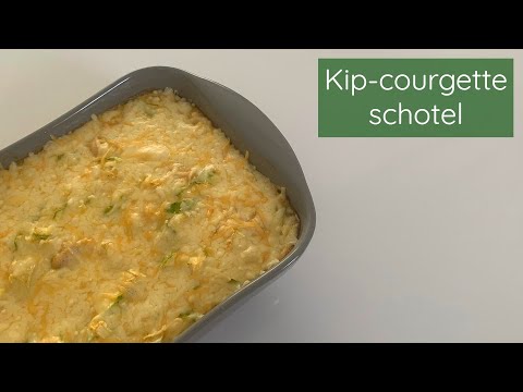 Koolhydraatarme kip-courgette schotel | Carin Pool Voedingsbureau