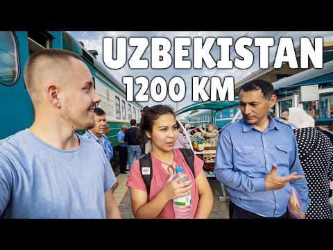 1200 km pociągiem przez cały Uzbekistan...z Uzbeczką