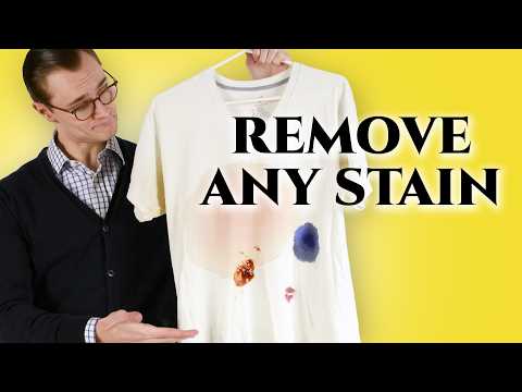 How to Remove Stains From Clothes At Home Better Than The Dry Cleaner