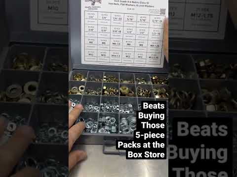 Organize Your Fasteners from the Start - Bolts and Nuts