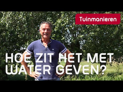 Hoe zit het met water geven bij warm weer? | Juni | Tuinmanieren