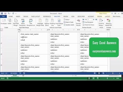 Adressen Printen Op Etiketten In Excel: Een Handig Stappenplan