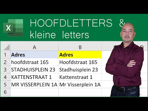 Hoofdletter Naar Kleine Letter Excel: Ultieme Gids