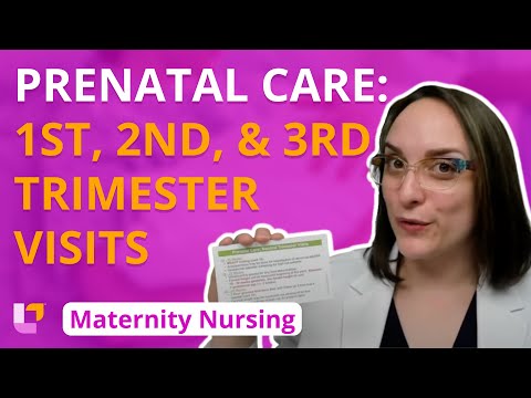 Prenatal Care: 1st, 2nd, and 3rd Trimester Visits - Pregnancy - Maternity Nursing | @LevelUpRN