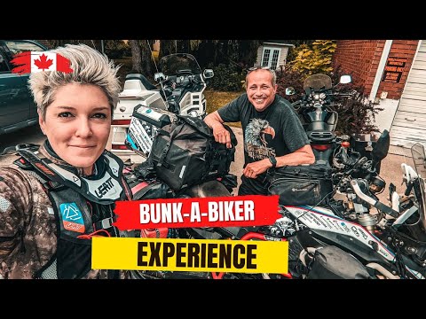 My Very First Bunk-a-Biker Experience I Motorcycle Ride in Quebec  - EP. 165