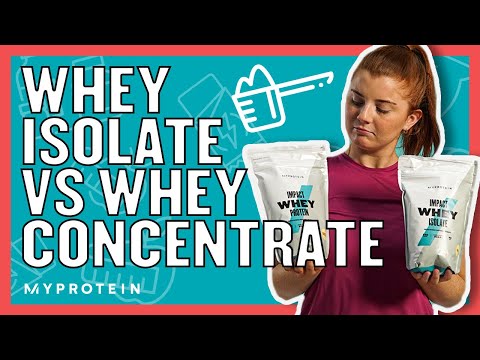 The Differences Between Whey Concentrate and Whey Isolate | Nutritionist Explains... | Myprotein