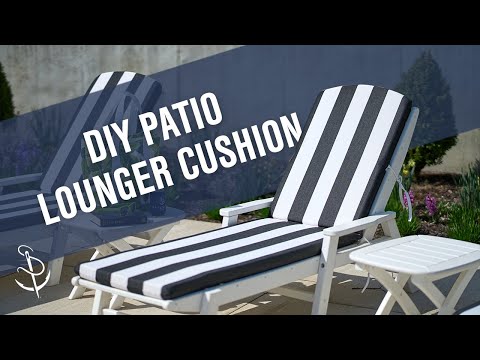 How to Make an Outdoor Lounge Cushion