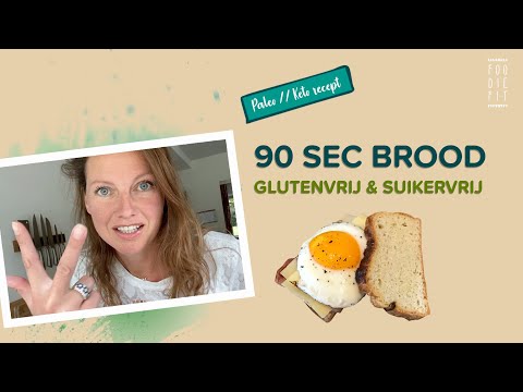 Brood in 90 seconden gemaakt // vrij van gluten en suikers // low carb