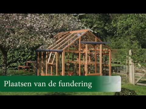 Montage New Classic tuinkas. Deel 1: Plaatsen fundering