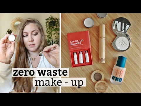 zero waste make up routine | sustainable, eco-friendly, & green beauty brands