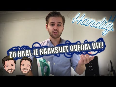 ZO haal je kaarsvet overal uit! 🕯 | HANDIG!