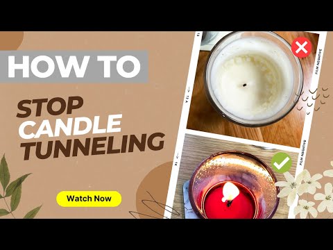 How To Stop Candle Tunneling / Burning Down The Middle of The Jar - How Did I Not Know This!?