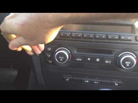 Easy Radio And Climate Control Removal BMW 1-series 3-series E90 E92 E81 E82 E87 E88