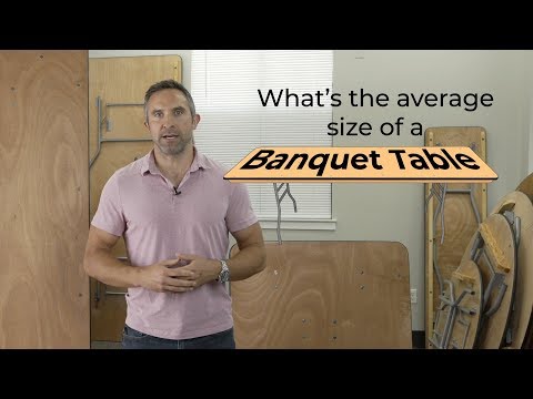 What's the Average Size of a Banquet Table?