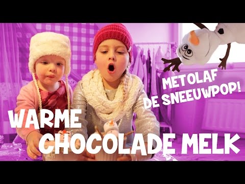 D.I.Y. OLAF de SNEEUWPOP maken van marshmallows!! (voor op de chocolademelk) ♥DeZoeteZusjes♥