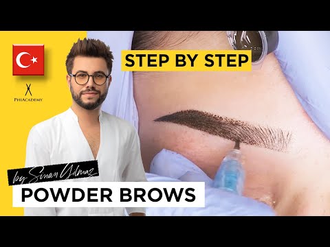 Powder Brows Treatment| Permanent Make up| PowderBrows training & course| PMU by PhiAcademy