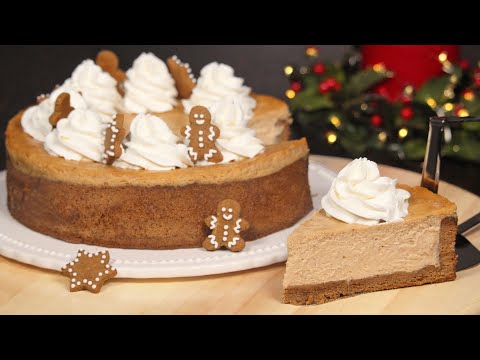 Gingerbread Cheesecake for Christmas Dessert | How Tasty Channel