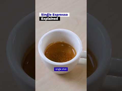 Single Espresso Shot Explained in the Specialty Cafe (barista recipe & technique)