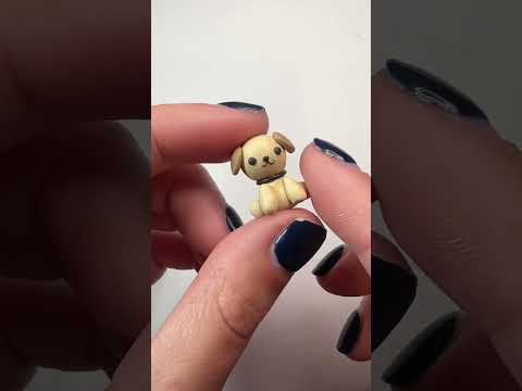 Cute Puppies Polymer Clay Charms (Puppy, Adult, and Older dog)