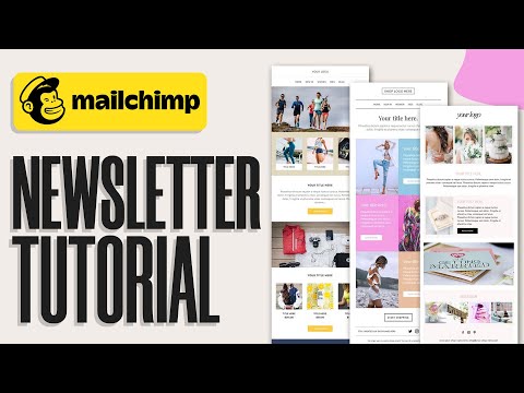 Mailchimp Newsletter Tutorial 2023 | How To Create A Newsletter