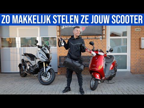 ZO MAKKELIJK STELEN ZE JOUW SCOOTER!