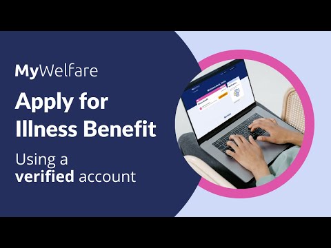 How to apply for Illness Benefit using a verified MyWelfare account